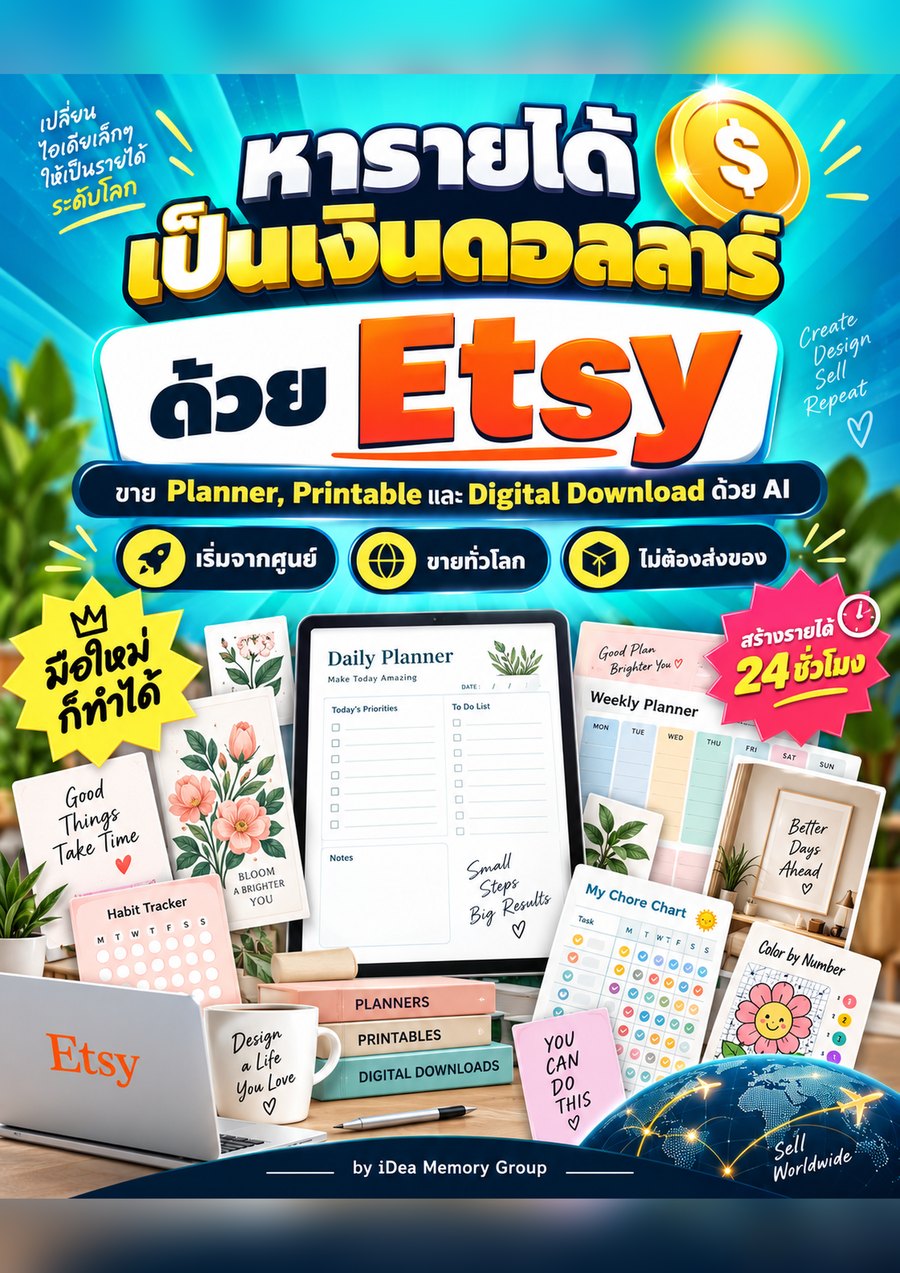 ปก AI Printable Starter: Etsy